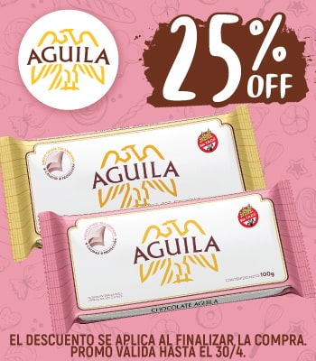 25% Off en Taza Aguila abril 2022